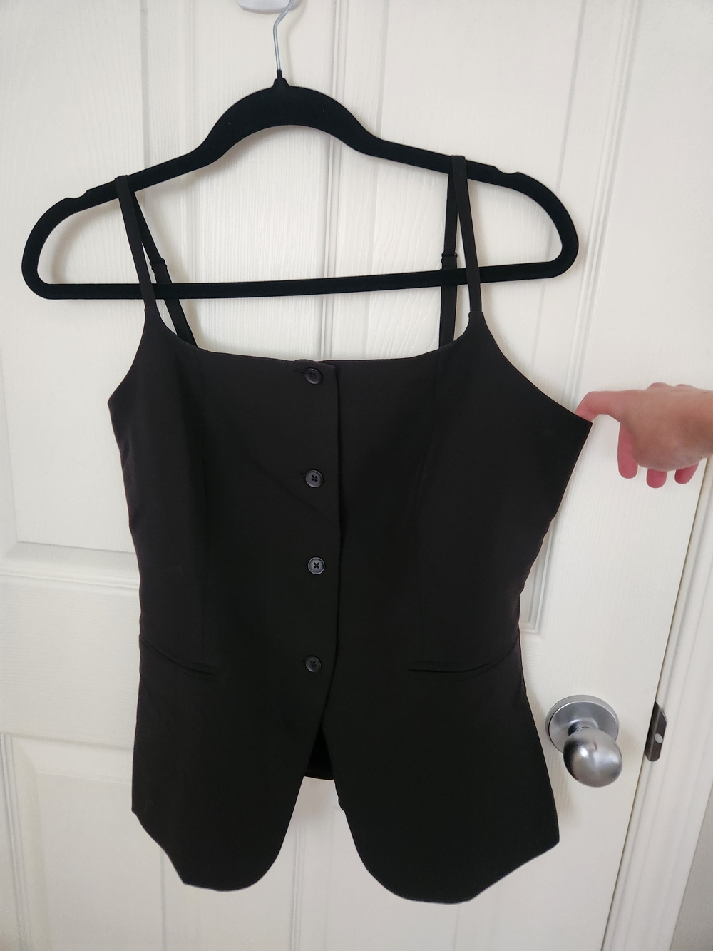 VM Mischa Waist Coat in Black